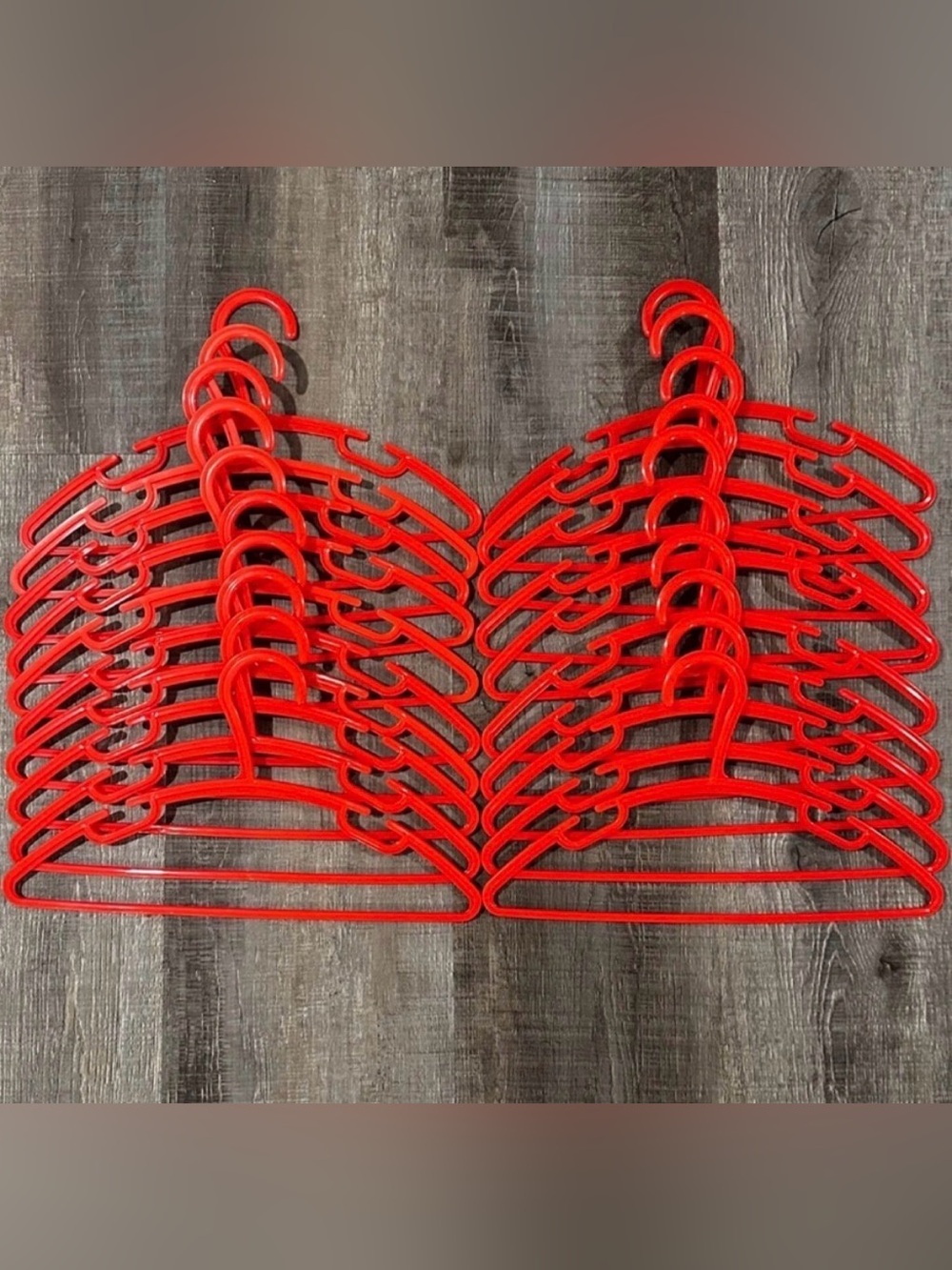 ๐ 20 Kids Extra Red Slim Space Saving Hangers